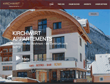 Tablet Screenshot of kirchwirt-ischgl.at